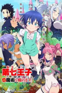 Portada del anime I Was Reincarnated as the 7th Prince so I Can Take My Time Perfecting My Magical Ability (Tensei shitara Dainana Ouji Datta node, Kimama ni Majutsu wo Kiwamemasu)